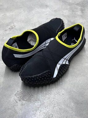 Puma Mostro Flex Black Canvas Men's Sneakers 401734 01 - New